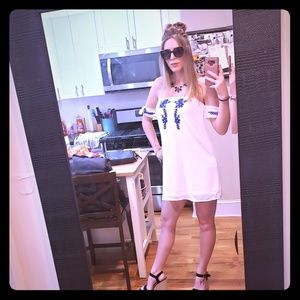 Lulus off the shoulder summer dress